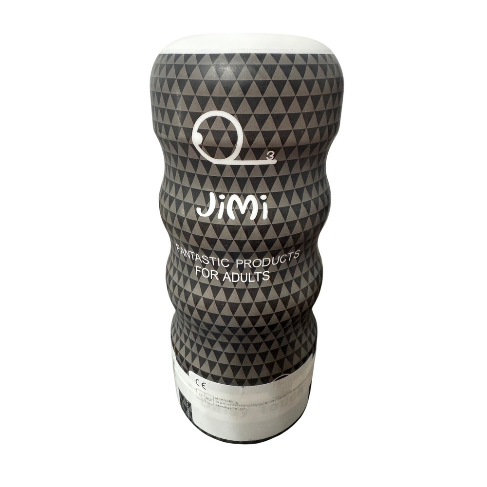 JiMi Daisy Touch Male Stroker Sleeve real Texture Suction Vent Gray NEW